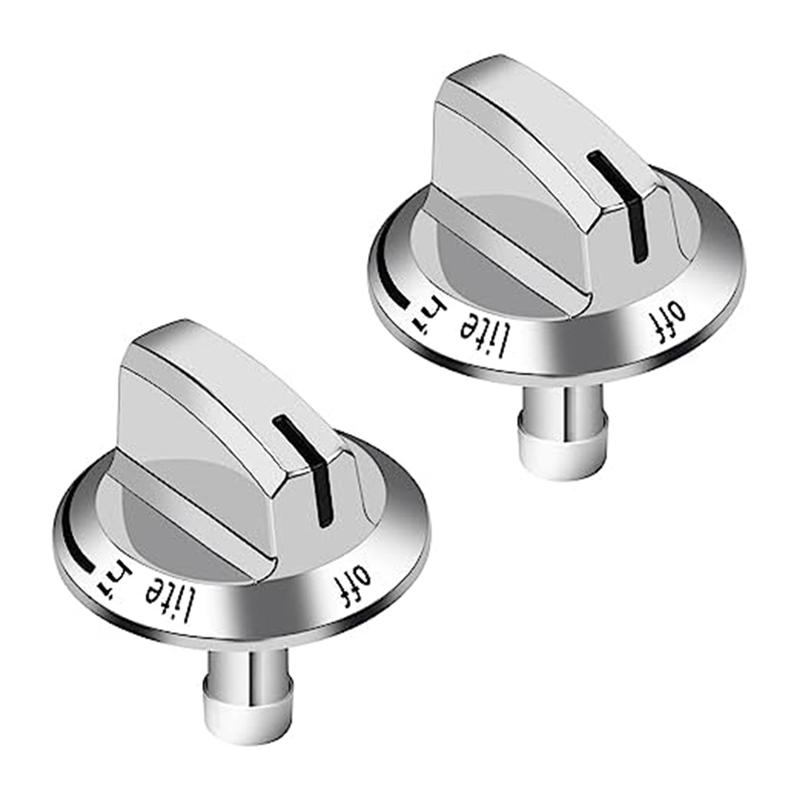 2PCS Gas Stove Knobs 5304525746 Range Replacement Knobs Replacement Parts Compatible for Frigidaire Gas Range Oven Stove