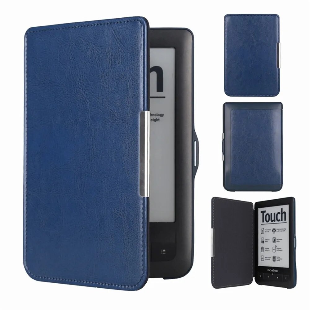 【YIYANGMAOYI111】Touch Lux2 Flip on Open Book Cover Pocketbook 622 E-book e-reader Case Bag. 