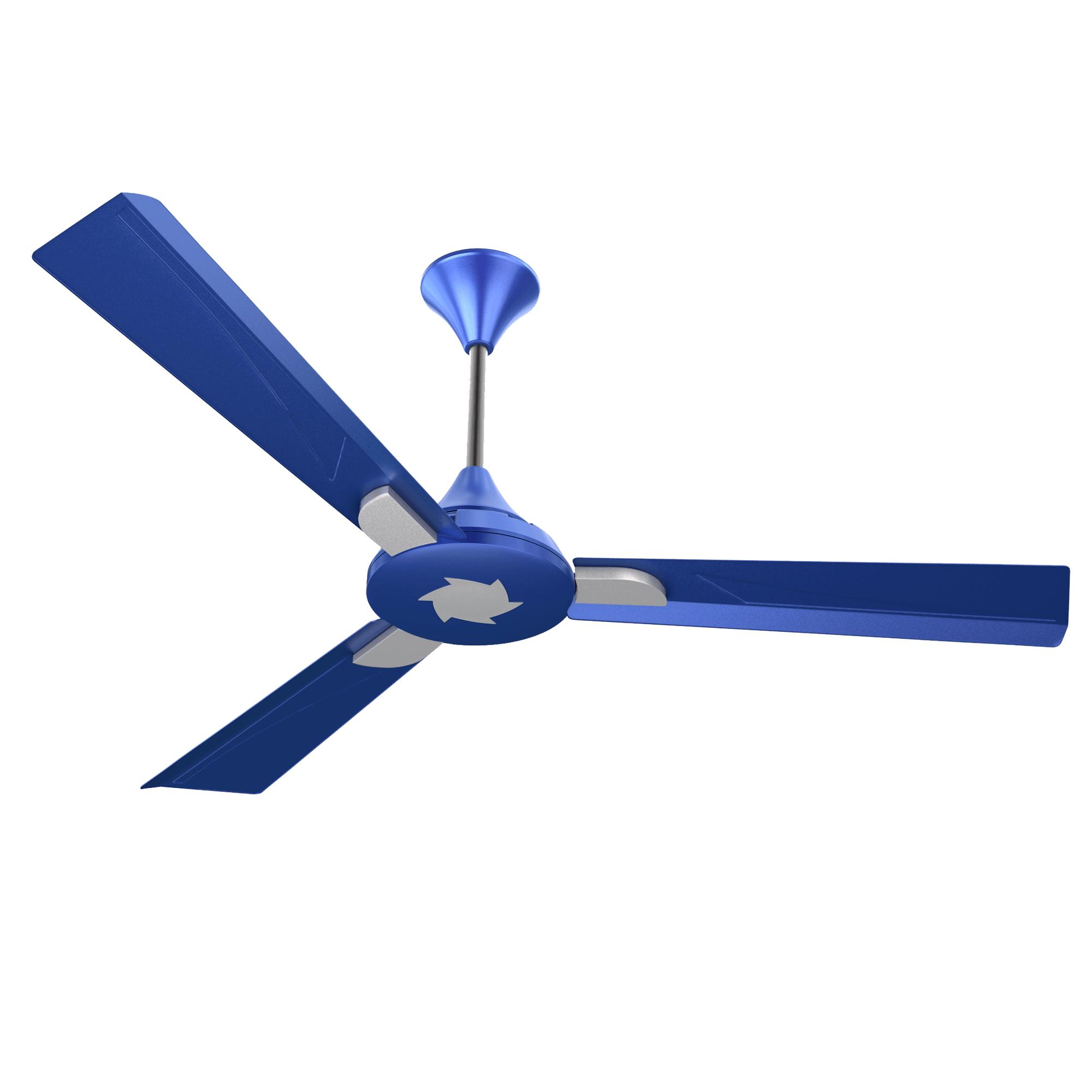 CHIRING FAN SIGMA 56" - 3-Blade Sparkling Blue Ceiling Fan - Elevate Your Space with Elegance - Enjoy a Cool and Stylish Environment. 