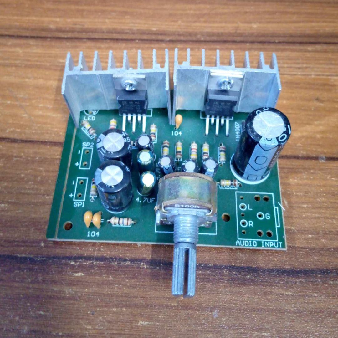 Dual Channel Power Amplifier Board TDA2030A 15W+15W DC 12V Audio Power Amplifier TDA 2030 Double IC DYE Module. 