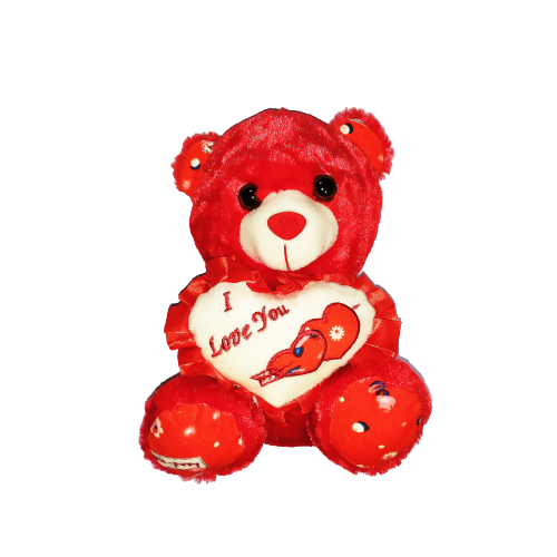 red colour teddy