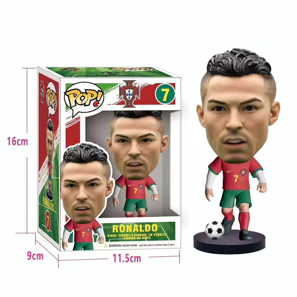 New POP Maradona #10 Vinyl Doll Football Stars Decoration Action Figure Collection Model Birthday Toys Christmas Gifts