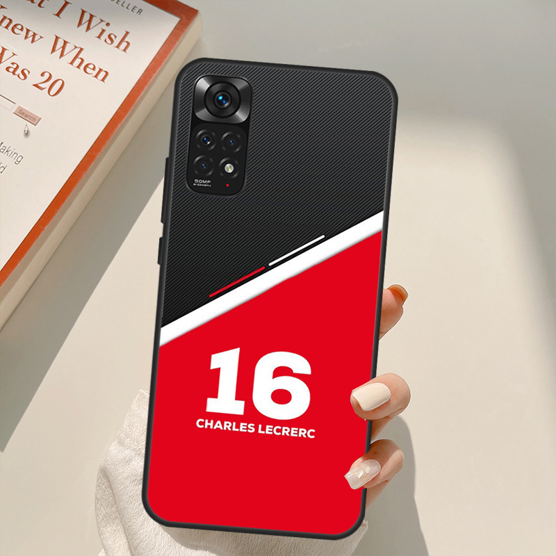 Charles Leclerc 16 F1 Case For Redmi Note 12 Pro 12S Note 11 8 9 10 Pro 9S 10S 11S Cover For Redmi 10 9 C 10A 12C. 