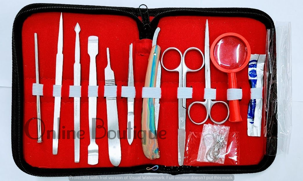 Dissection Box For Biology Laboratory RED-12 pcs