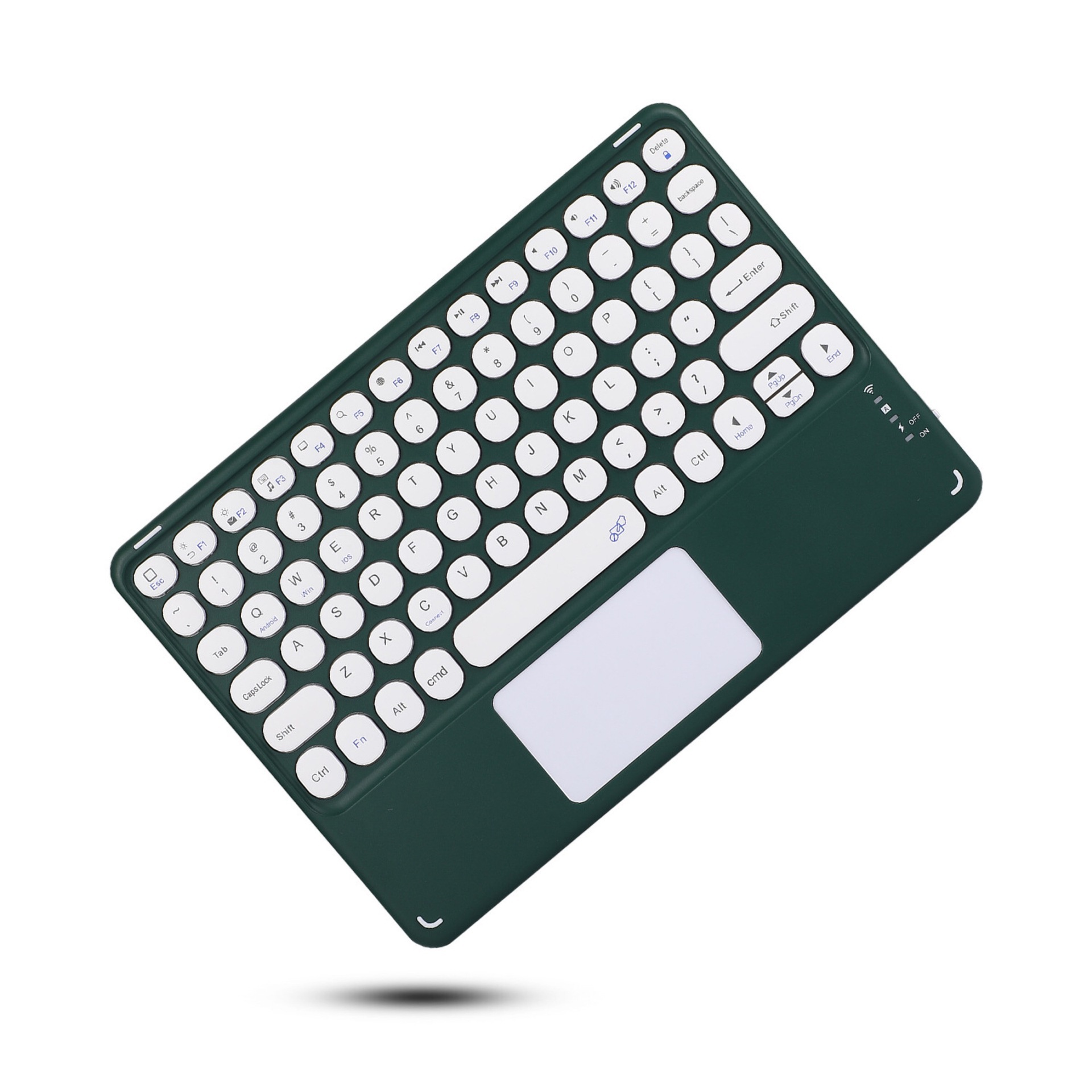 Suitable for ipad10, tablet, mobile phone, round keycap, touch, bluetooth keyboard, mouse, magnetic suit, cross-border Thai and French. 