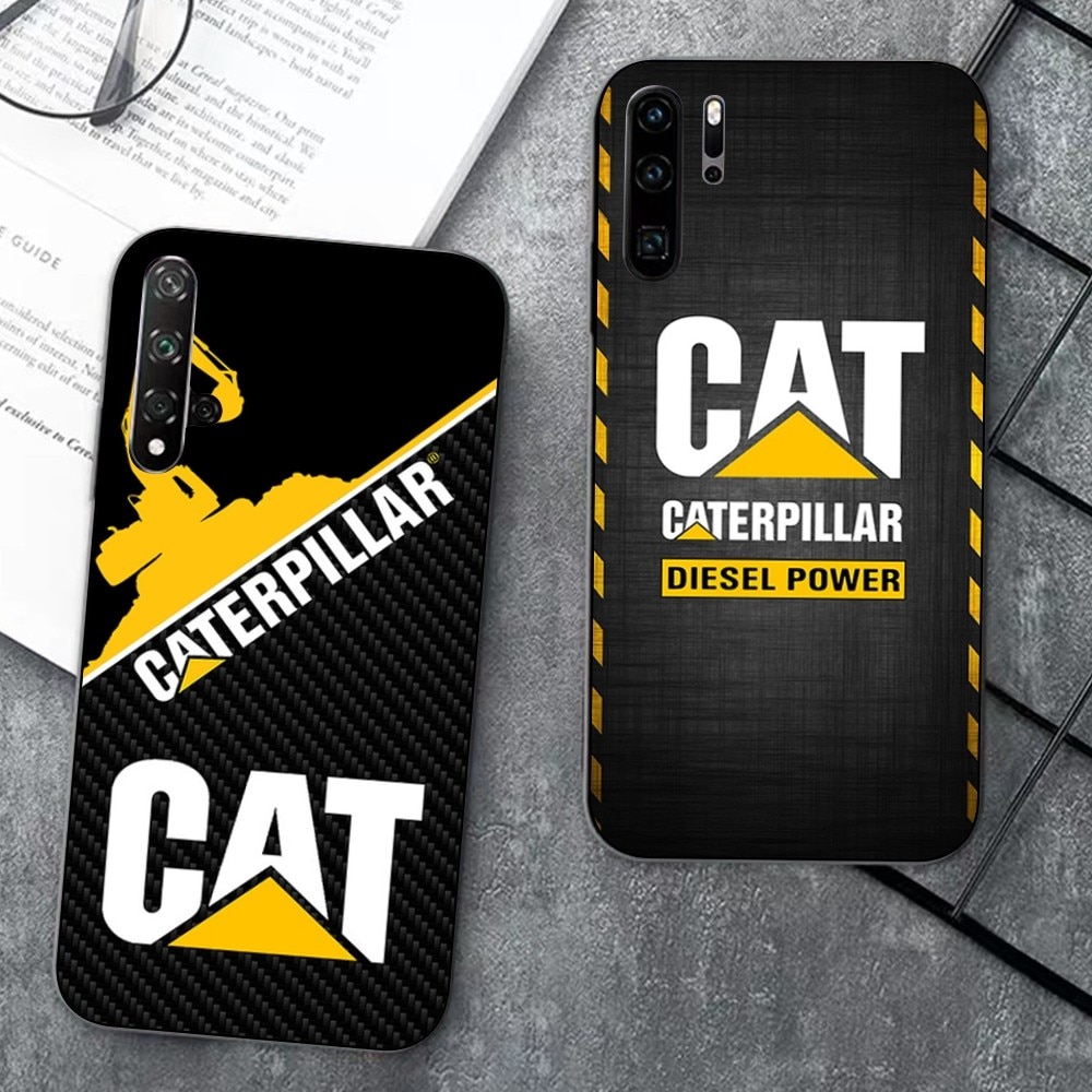 Caterpillar logo Phone Case For Huawei P 8 9 10 20 30 40 50 Pro Lite Psmart Honor 10 lite 70 Mate 20lite