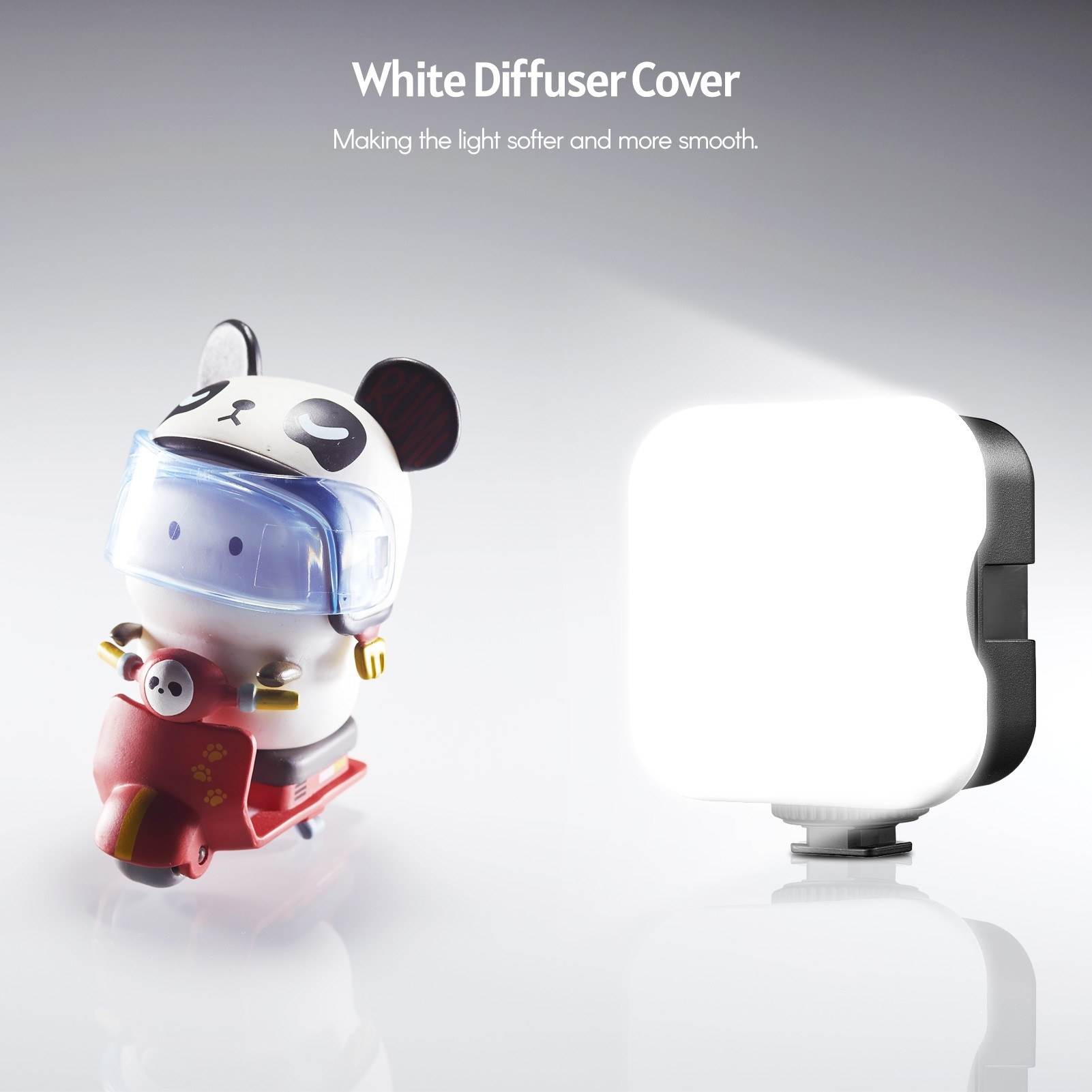 Godox LITEMONS LED6Bi Bi-color Temperature LED Video Light - black. 