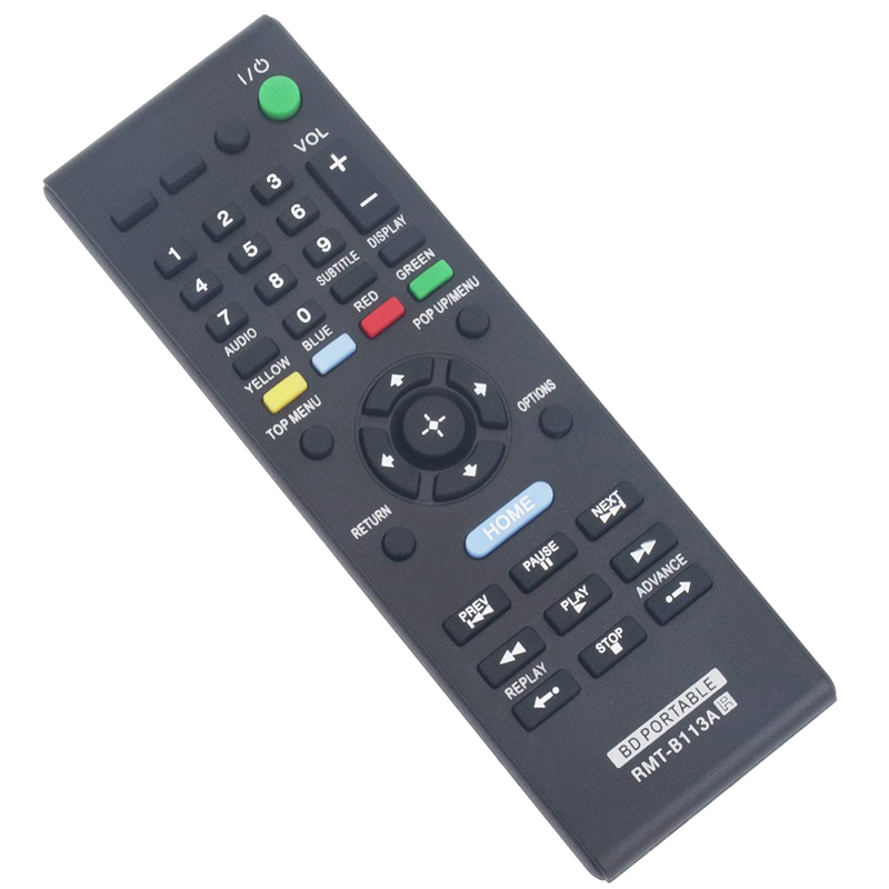 RMT-B113A Replace Remote Control for Sony Blu-Ray DVD Player BDP-SX1 BDP-SX910 BDP-SX1000 BDPSX1 BDPSX910 BDPSX1000. 
