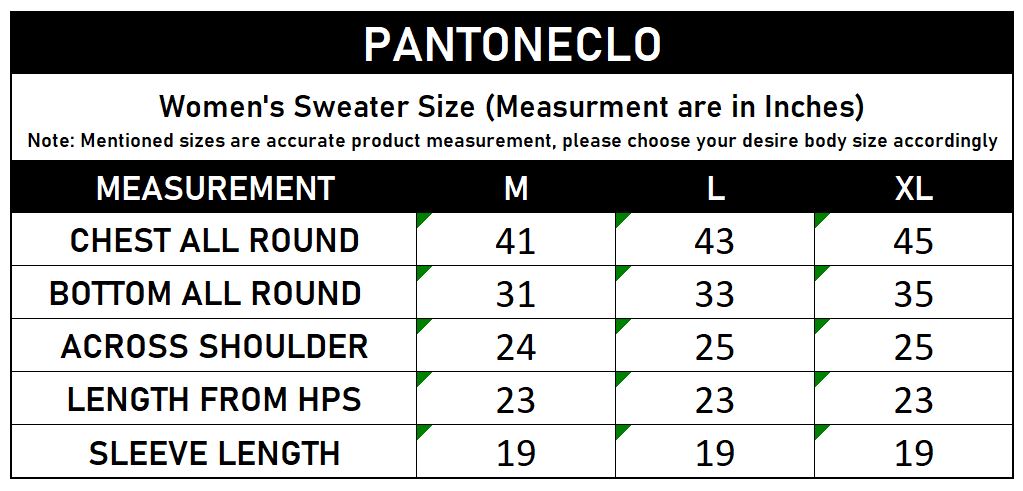 Pantoneclo Premium Women's High Neck Sweater / Cardigan / Pullover. 