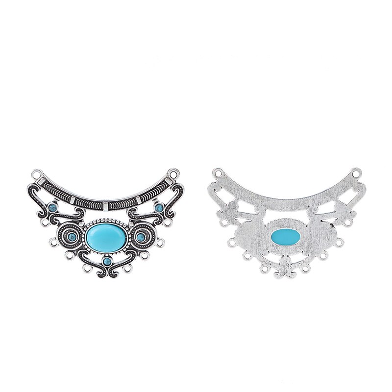 【happy one】ZXZ 5pcs Large Boho Chandelier Multi Strand Connector Charms Pendants for Making. 