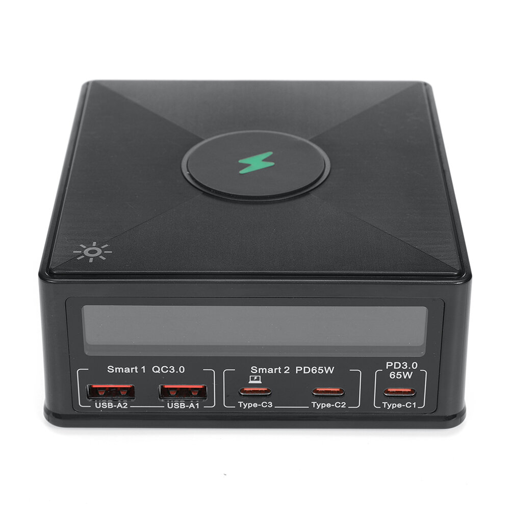 Lightning Wolf 868H 5-port USB PD+15W wireless fast charging. 