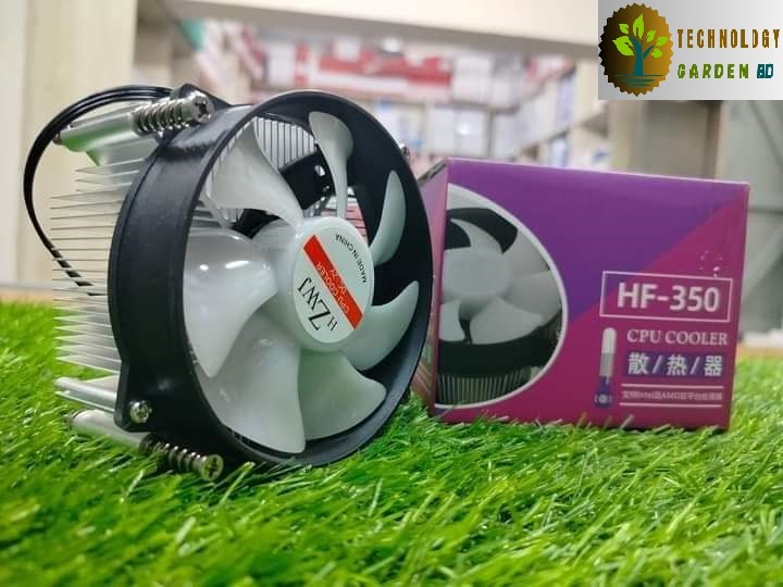 Hf-350 Led Light Cpu Cooling Fan - Mobile Cooler - Keep Your Mobile Cool With Efficient Hf-350 Led Light Cpu Cooling Fan