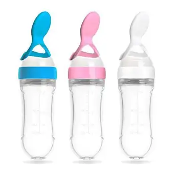silicone baby food dispensing spoon