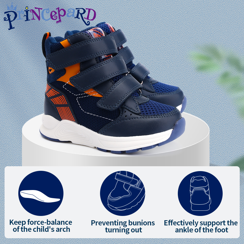 Orthopedic Corrective Shoes for Kids and Toddlers,Children High Top Boots with Ankle and Arch Support for Prevent Tiptoe Walking