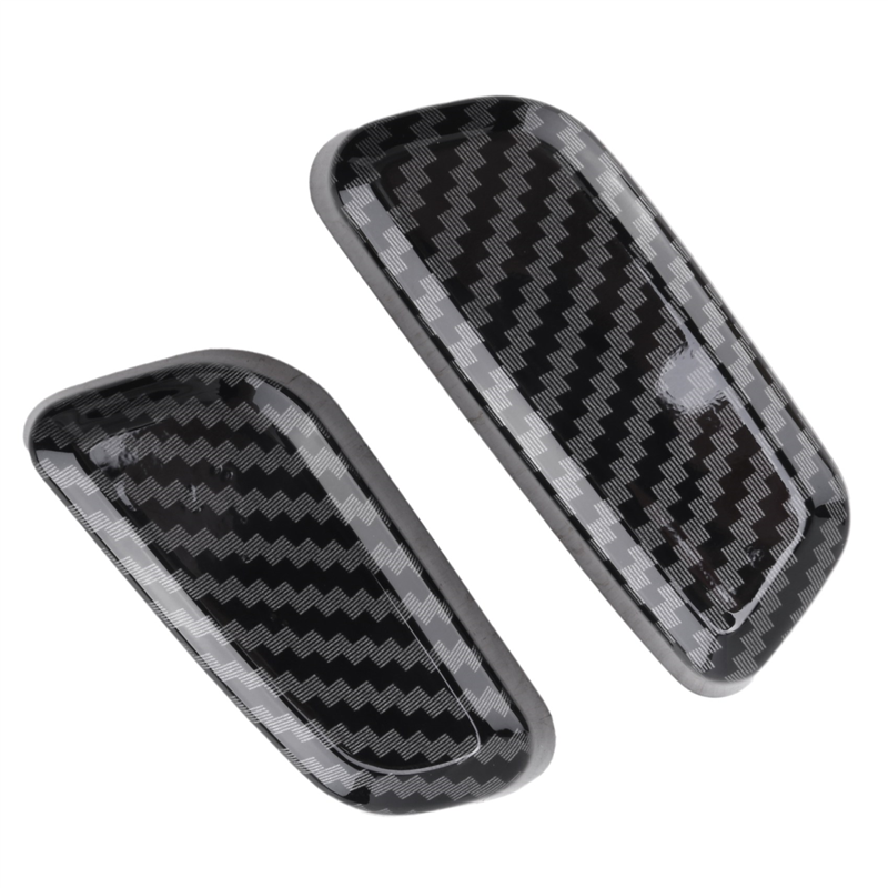 1Set Replacement Parts -60 2022 2023 RHD Main Driver Seat Adjustment Button Trim Frame Interior Trim Accessories Carbon Fiber