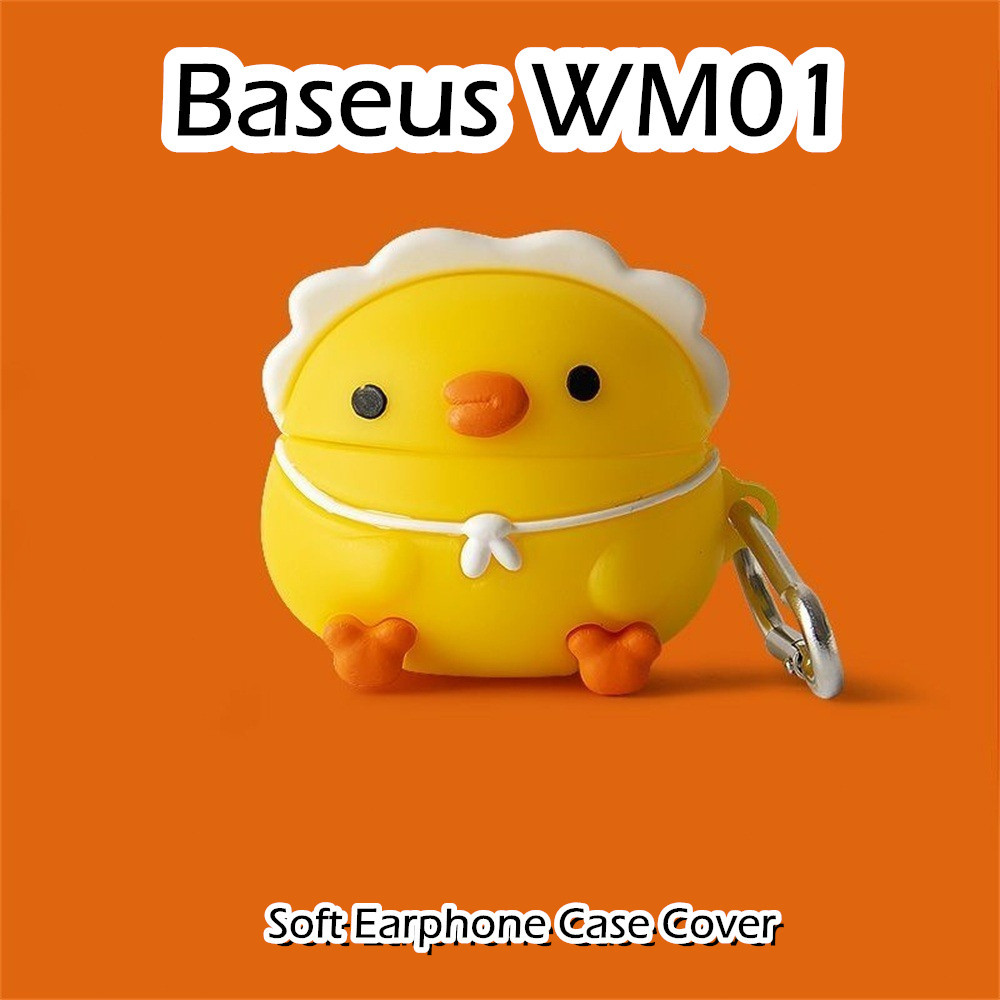 Original For Baseus WM01 cartoon Silicone Earphone Case Cover Shock resistant NO.1. 