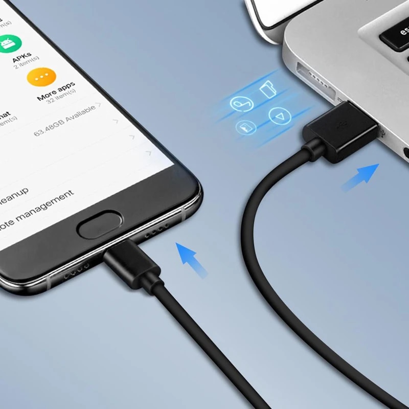 USB Type-C Charging Cable For Samsung M12 M42 A12 A32 A52 A72 5G A51 A71 A31 S10 S9 S8 + 0.2m 1m 2m 3m Fast Charger USB Cable. 