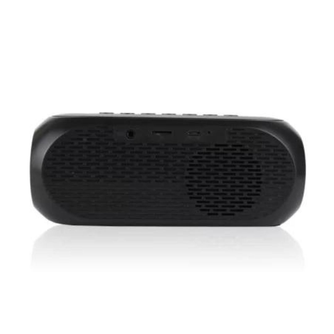 Kisonli LP-2S Bluetooth Speaker Clock Alarm & Call RGB Portable TWS Wireless 5W Stereo Speaker. 