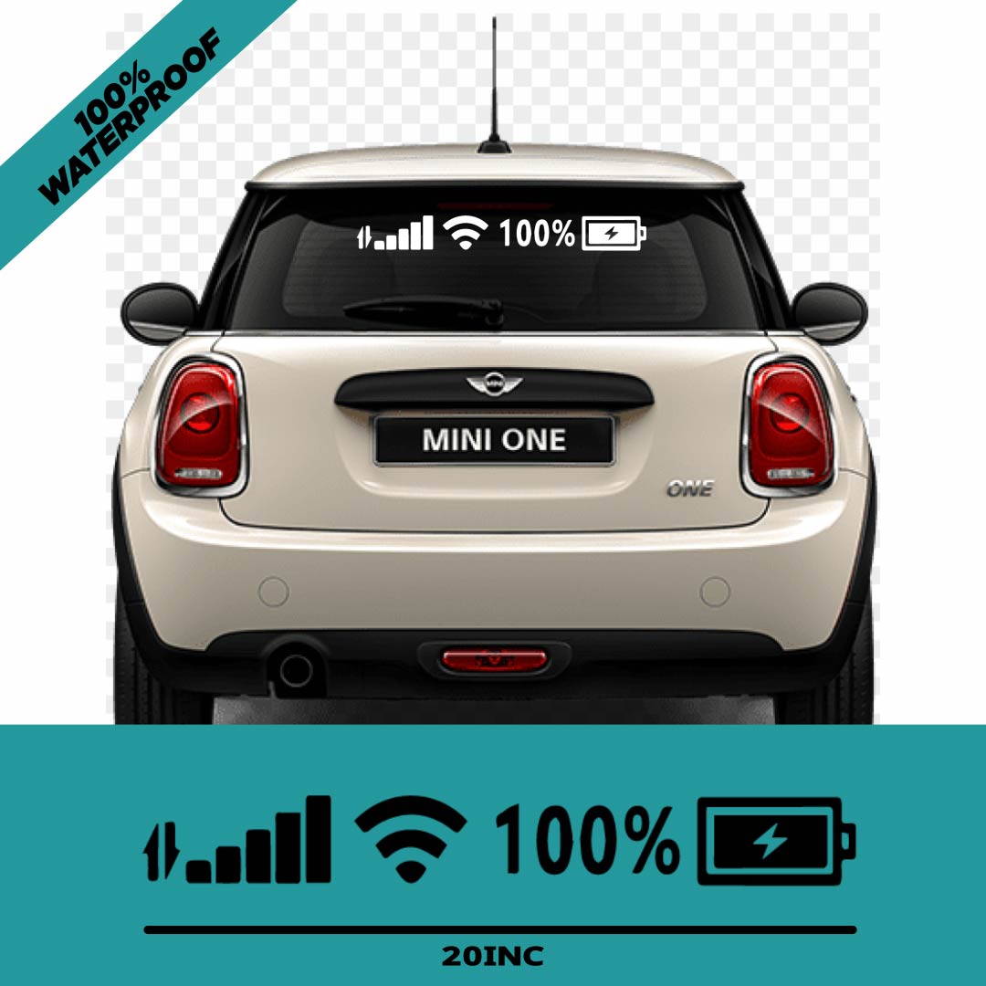 Wifi Battery Level Mark Car | Pvc car stickers | Windshield Body Auto Stickers Car sticker | Car premium quality sticker