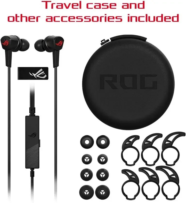 Asus Rog Cetra II RGB Noise Reduction Wired Delay Free Gaming Earphones With Usb-C Aura Synchronized Lighting For Pc/Nintendo. 