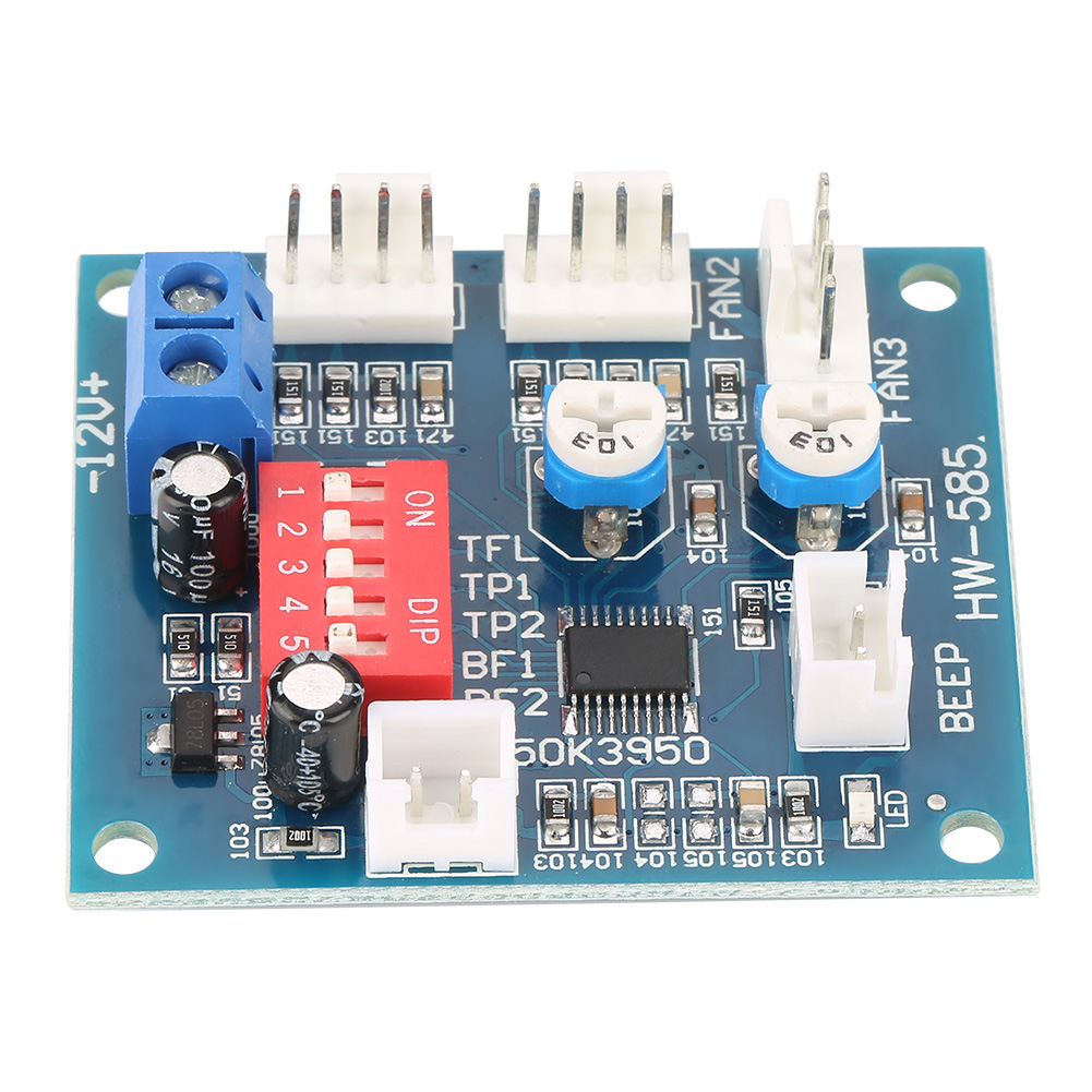 Accurate temperature setting PC fan controller speed automatic control for computer CPU Intel. 