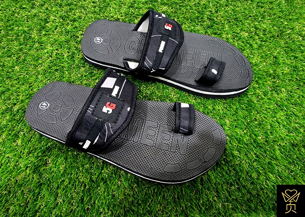 Stylist sandal - New denim Long Lasting stylist sandal - Slides Slipper for Men - As Same As Picture - New Model ( Eid Collection ). 