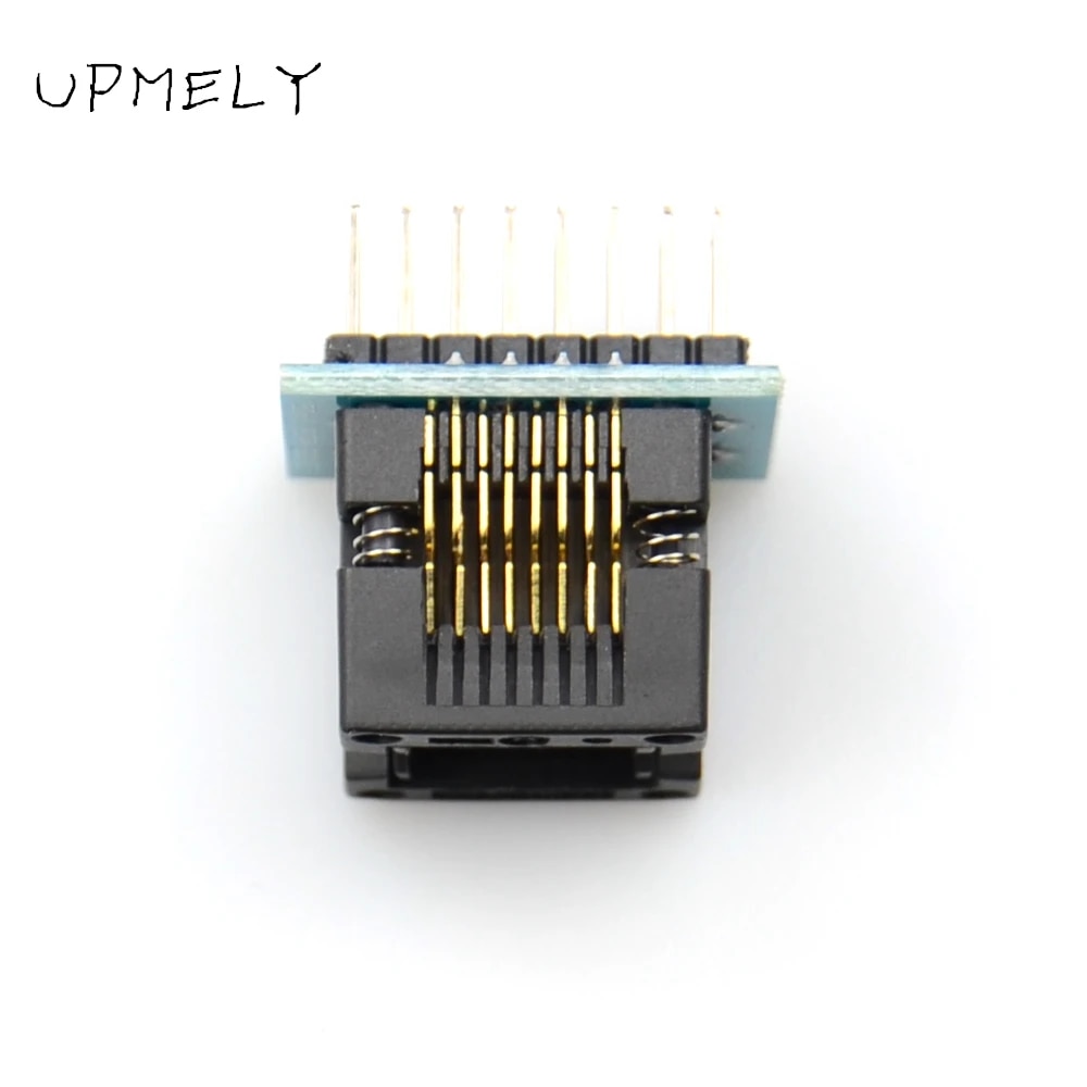 【3C VictoryEagle】UPMELY SOP8 Wide-Body Seat Wide 150mil Programmer Adapter Socket Blue SA602 Test Chip Conversion Burner