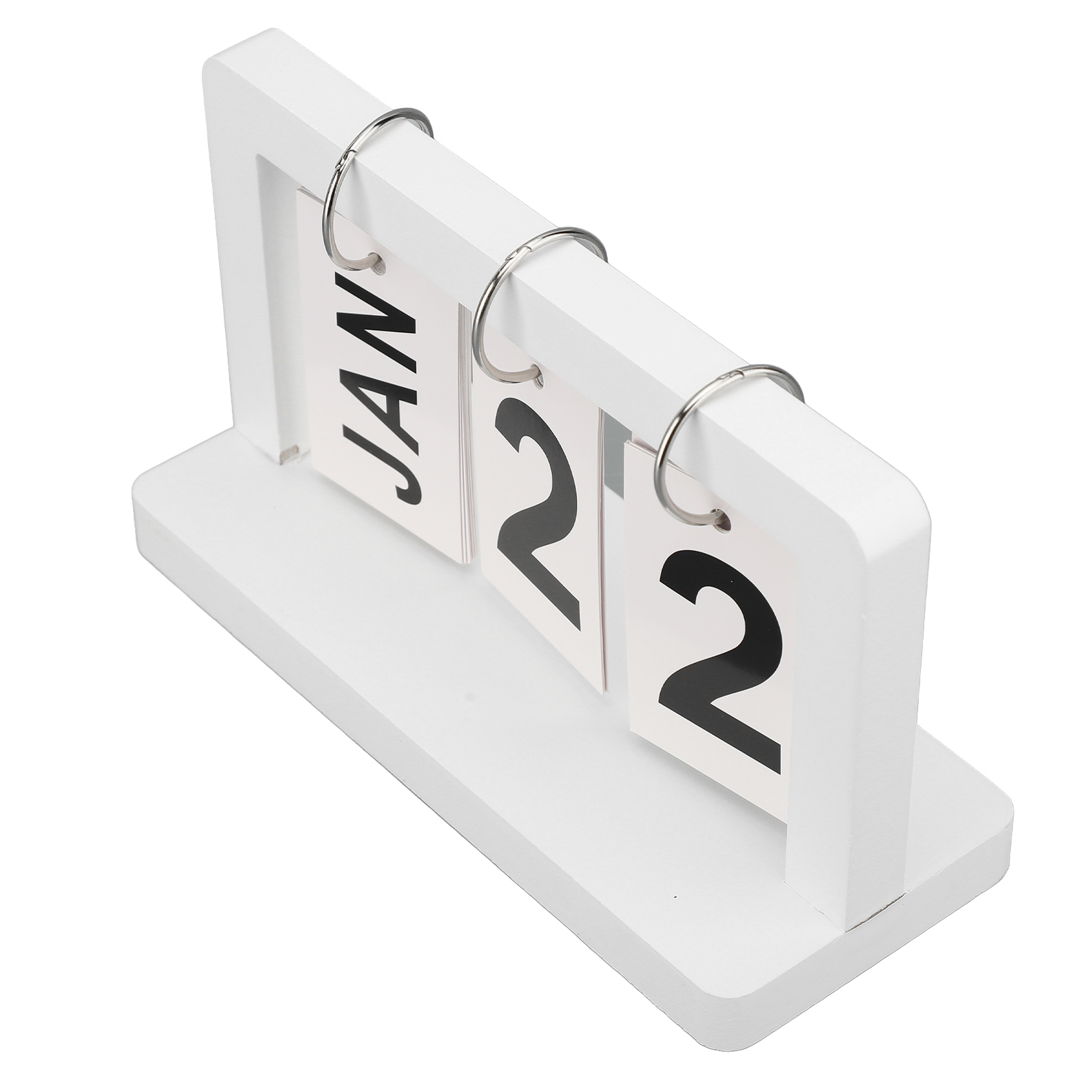 Desk Calendar Minimalist Flip Calendar Month Date Display for Office