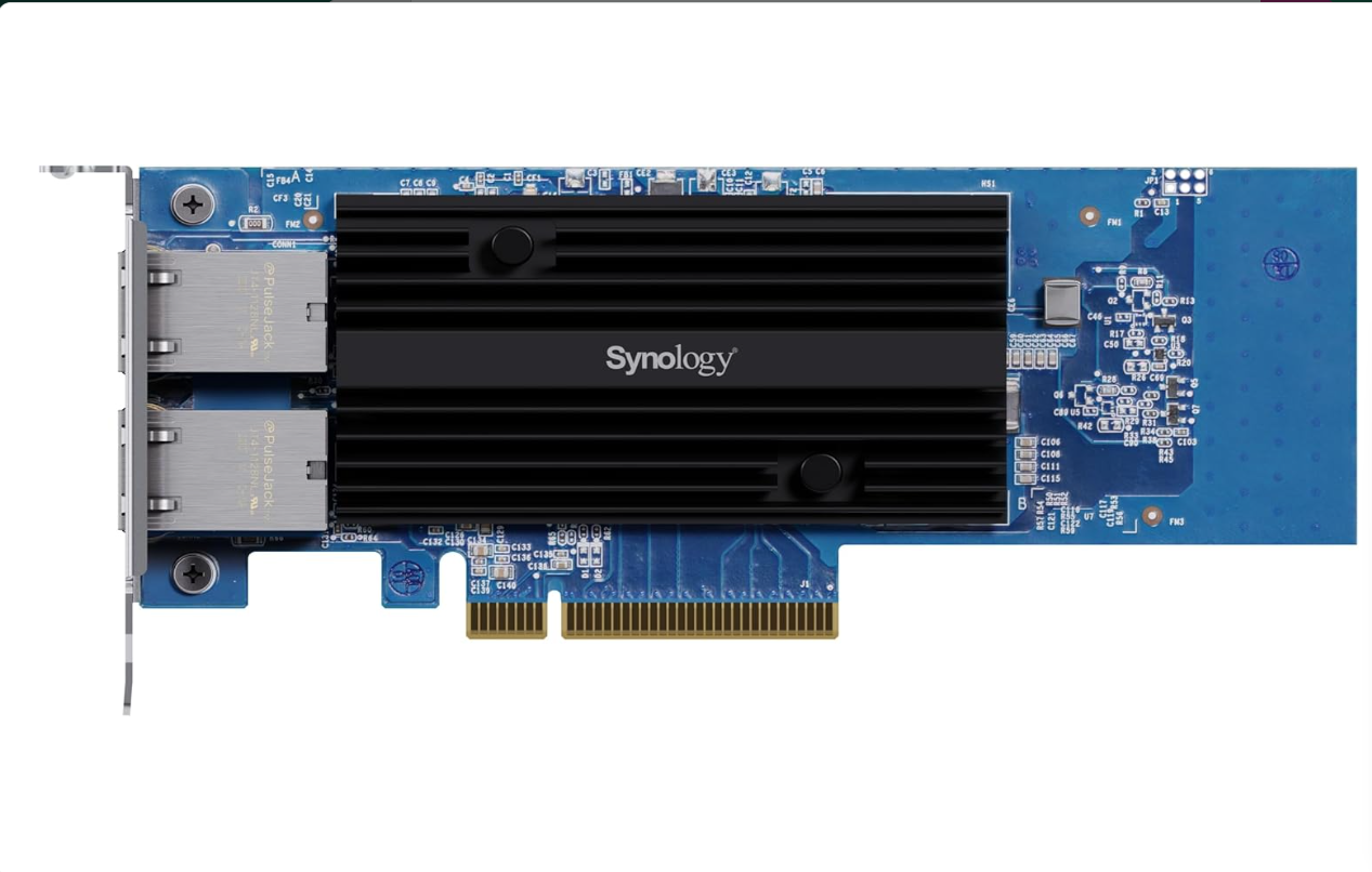 Synology 2-Port 10GbE RJ-45 PCIe Network Adapter E10G30-T2