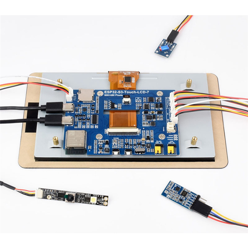 ESP32-S3 7 Inch Touch Display Development Board 800x480 WiFi Bluetooth 5 for GUI LVGL HMI ESP32. 