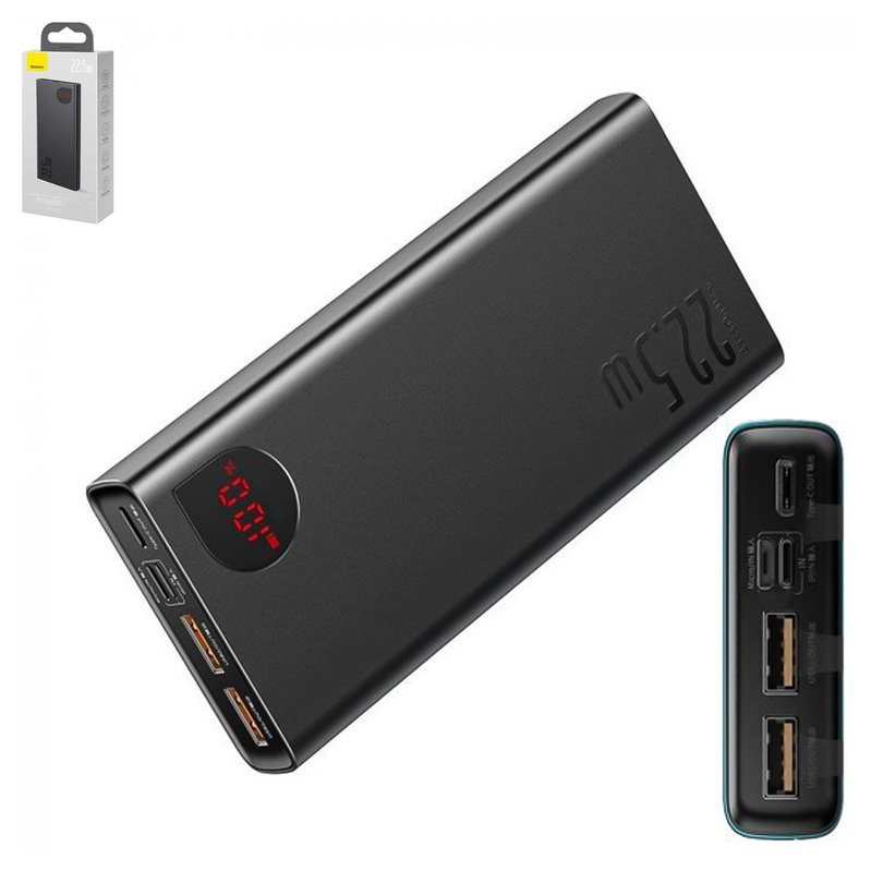 Baseus Power Bank Adaman 22.5w 20000Mah PPAD000101 Metal Digital Display  Power Bank -Black | Daraz.com.bd