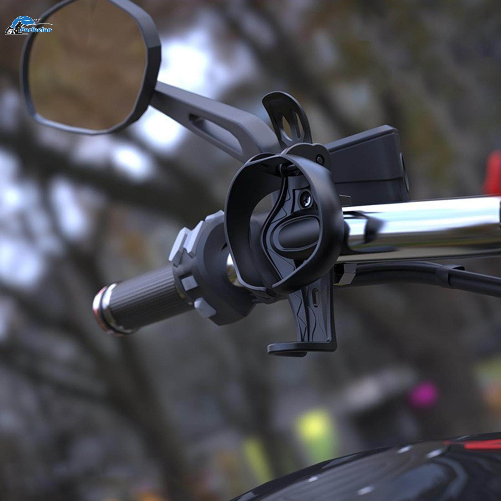Motorcycle Bottle Cage Bottle Holder for 20-28mm Handlebar Black. 