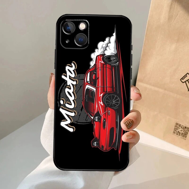 Mazda MX-5 Miata Phone Case For iPhone 14 11 12 13 Pro Max Mini SE 2020 6S 7 8 Plus X XS Max XR Cover Coque. 