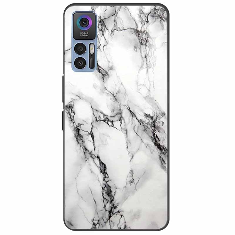 Case For TCL 30 Plus Cover 30+ Marble Silicone Soft TPU Back Cases for TCL 30 5G Case TCL30 T676H Coque T676K T676J Capa Fashion. 