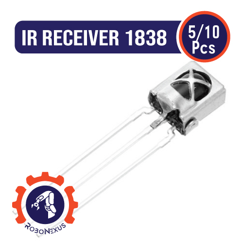 5pcs / 10pcs TSOP1838 VS1838 1838 38Khz IR 3pin Infrared Receiver for Arduino Electronic Hobby Kit DIY Project