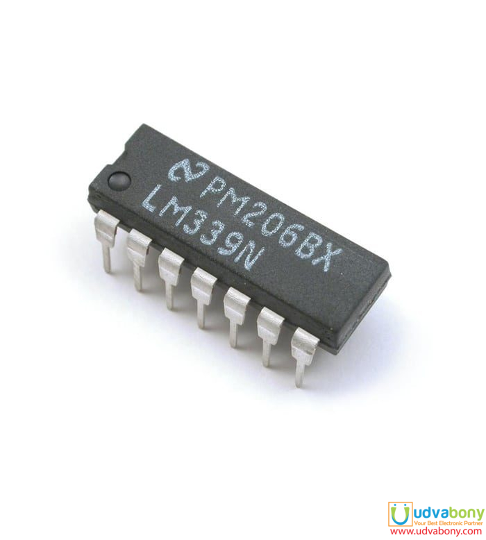 5Pcs- LM339N LM339 LM 339 Low Power Low Off-set Voltage Qu-ad Com-parator IC DIP 14 Pin Package LM339 Quad Differ-ential Com-parators IC Electrical Circuitry & Parts. 