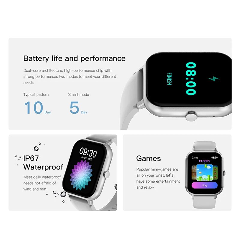 For Android IOS Universal 1.83 Inch Bluetooth Call Smartwatch Men Support 120 Sport 2023 New Women Rotary Keys Smart Watch +Box. 