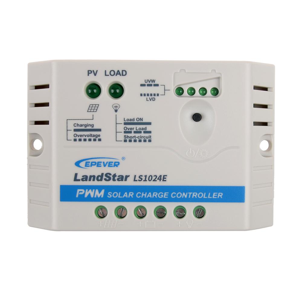 LS-E Series 5A/10A/20A PWM Solar Charge Controller for 12V/24V Solar Panel System Regulator. 