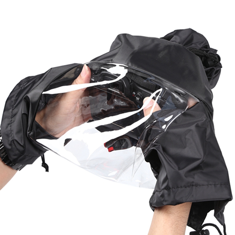 Waterproof Camera Raincoat Nylon Transparent Tpu Camera Rain Cover Dustproof Protector For Dslr Camera For Canon/Nikon/Sony. 