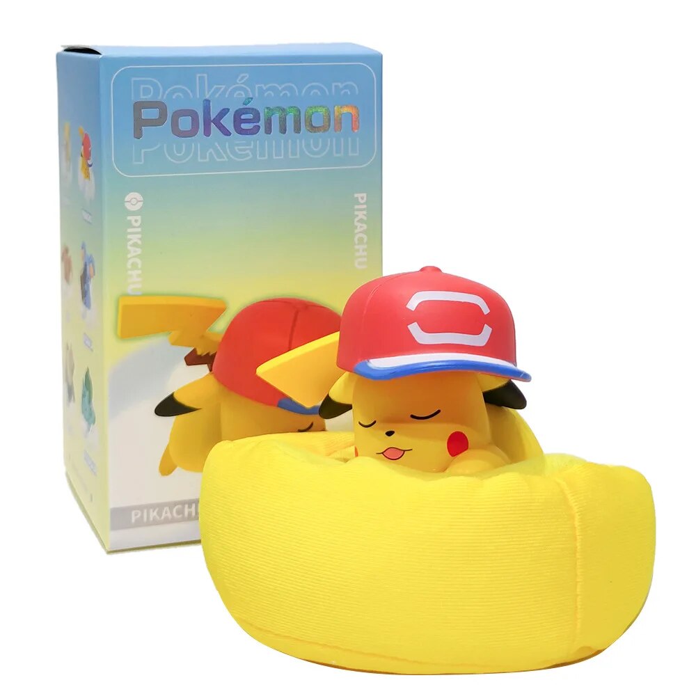 Pokemon Starry Dream Series Sleeping Mini Creative Action Figures 5-7CM Pikachu Eevee Komala Bulbasaur Snorlax Model Kids Toys. 