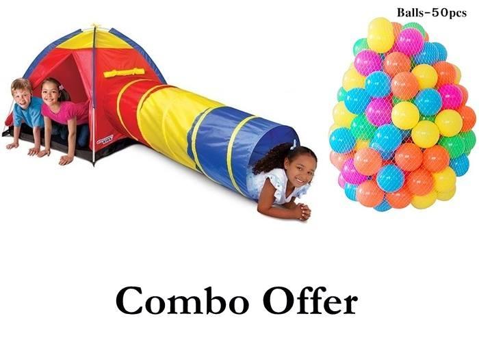 discovery tent and tunnel