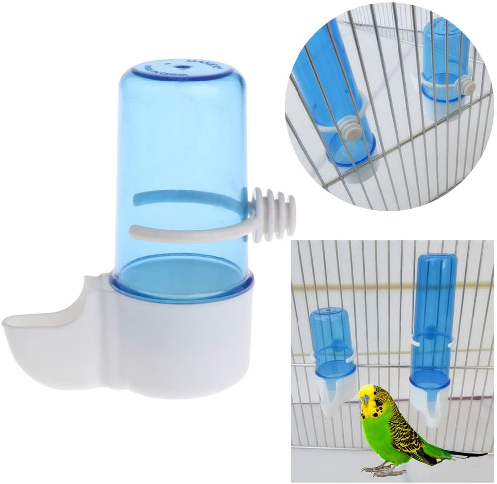 Pcs Bird Automatic Water Feeder Parrot Water Bottle Pet Plastic Bird