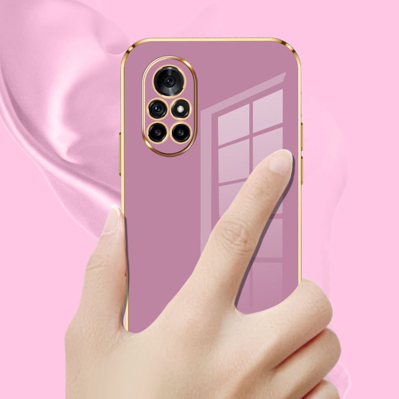For Huawei nova 8 Case Huawei nova 8 Pro Cover ANG-LX1 ANG-LX2 Phone case Luxury Square Plating Shockproof NOVA8 pro Back Cover. 