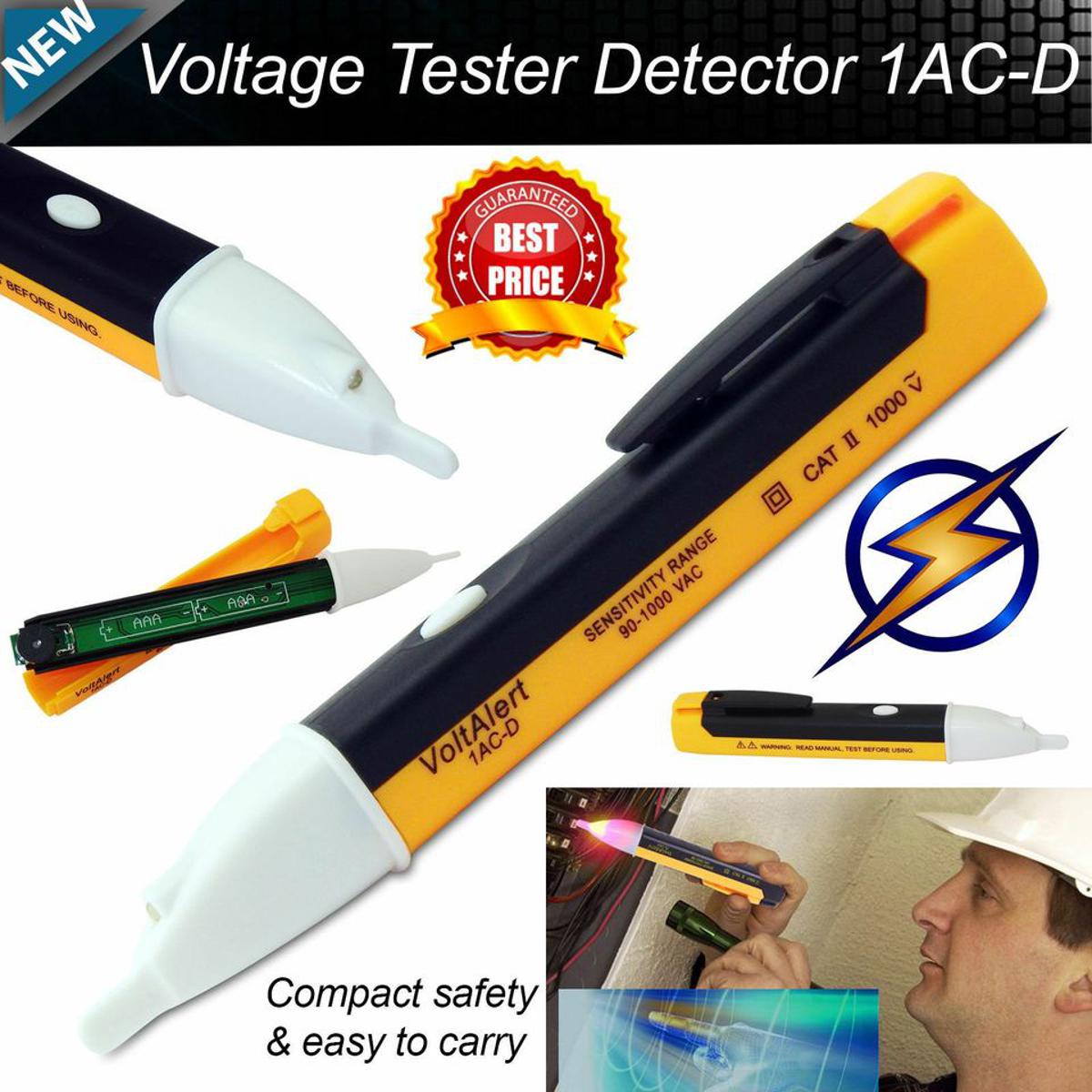 Voltage Tester Pen Electric Power Volt Alert Detector 1AC-D Non Contact