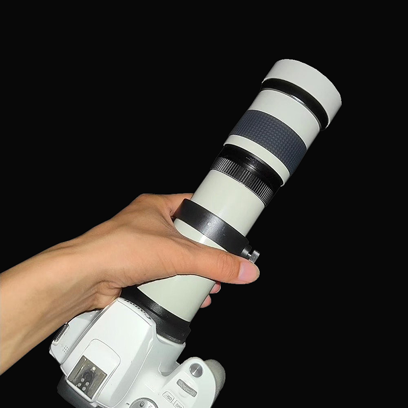 Lightdow 420-800mm F8.3 Manual Zoom Super Telephoto Lens With UV filter for Canon EOS Rebel T3 T3i T4i T5 T6s T7 Camera Lenes. 