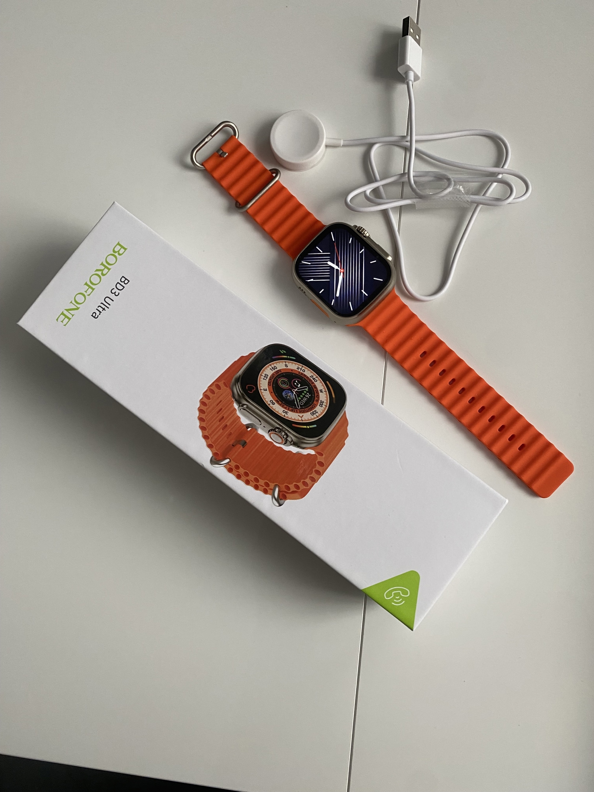 BOROFONE BD3 Ultra Smart Watch. 