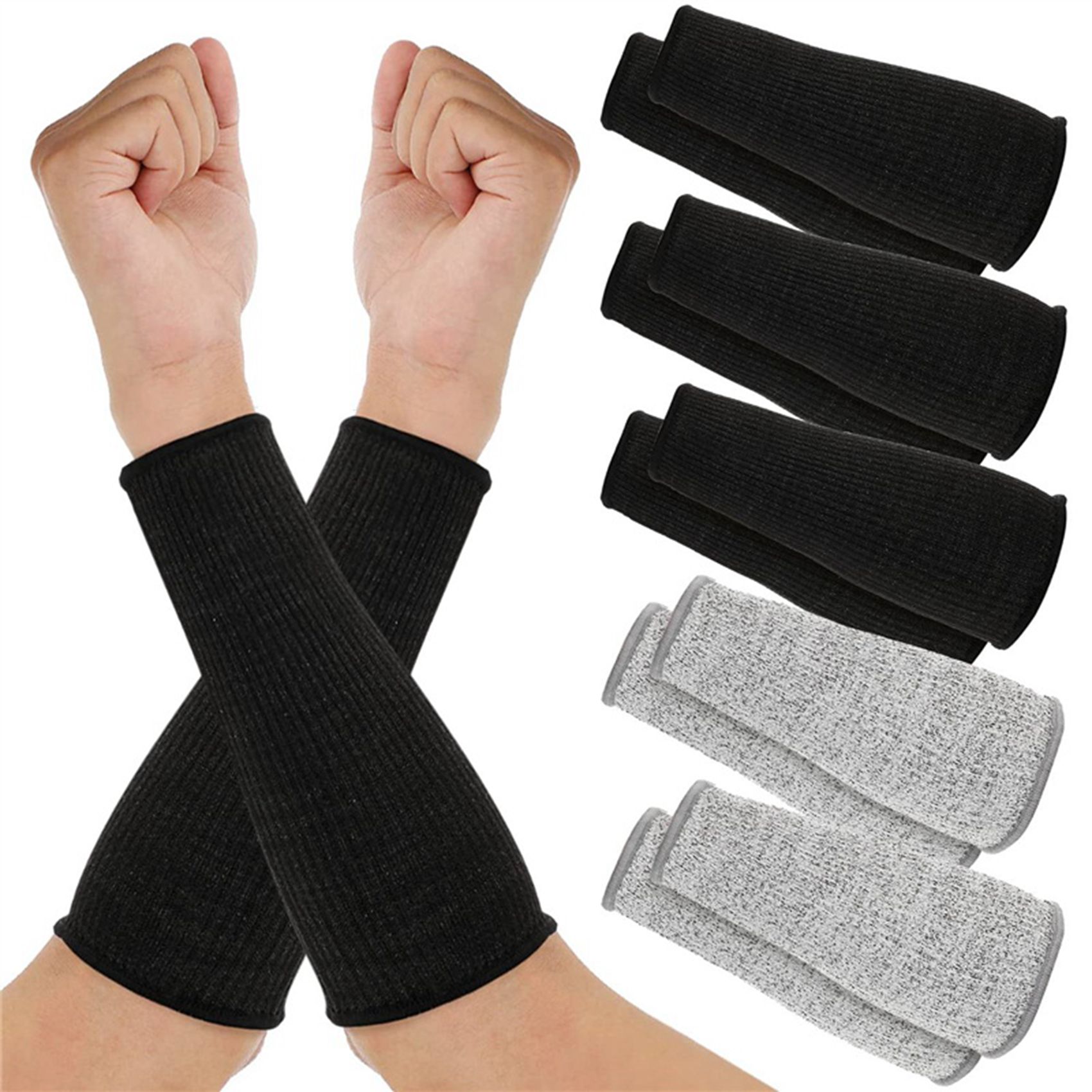 5 Pairs Cut Burn Resistant Sleeves Arm Sleeve Forearm Arm Guard. 