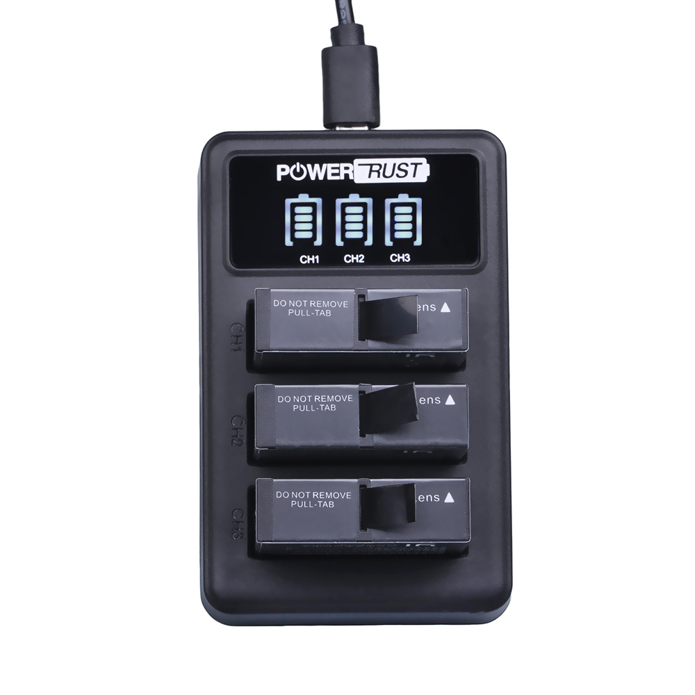 AZ16-1 Battery 1400mAh 3.85V AZ16-2 + LED USB 3slots Charger for Xiaomi Yi 2 4K Battery Original Xiao Mi Yi Lite Action Camera. 