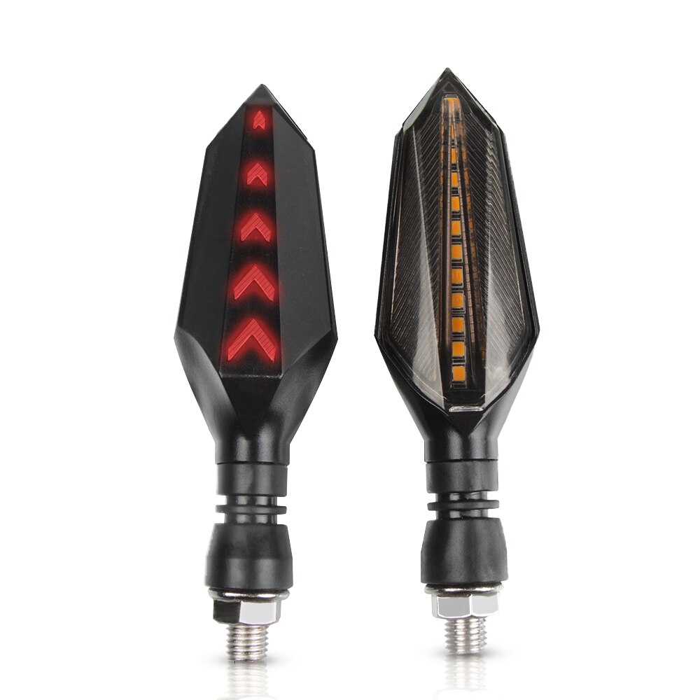 【VisioN Shop】Red Running Turn Signal Led Lights Motorcycle For YZF R125 R1 R3 R6 R15 R25 YZF R3 MT-02 MT-09 MT-07. 