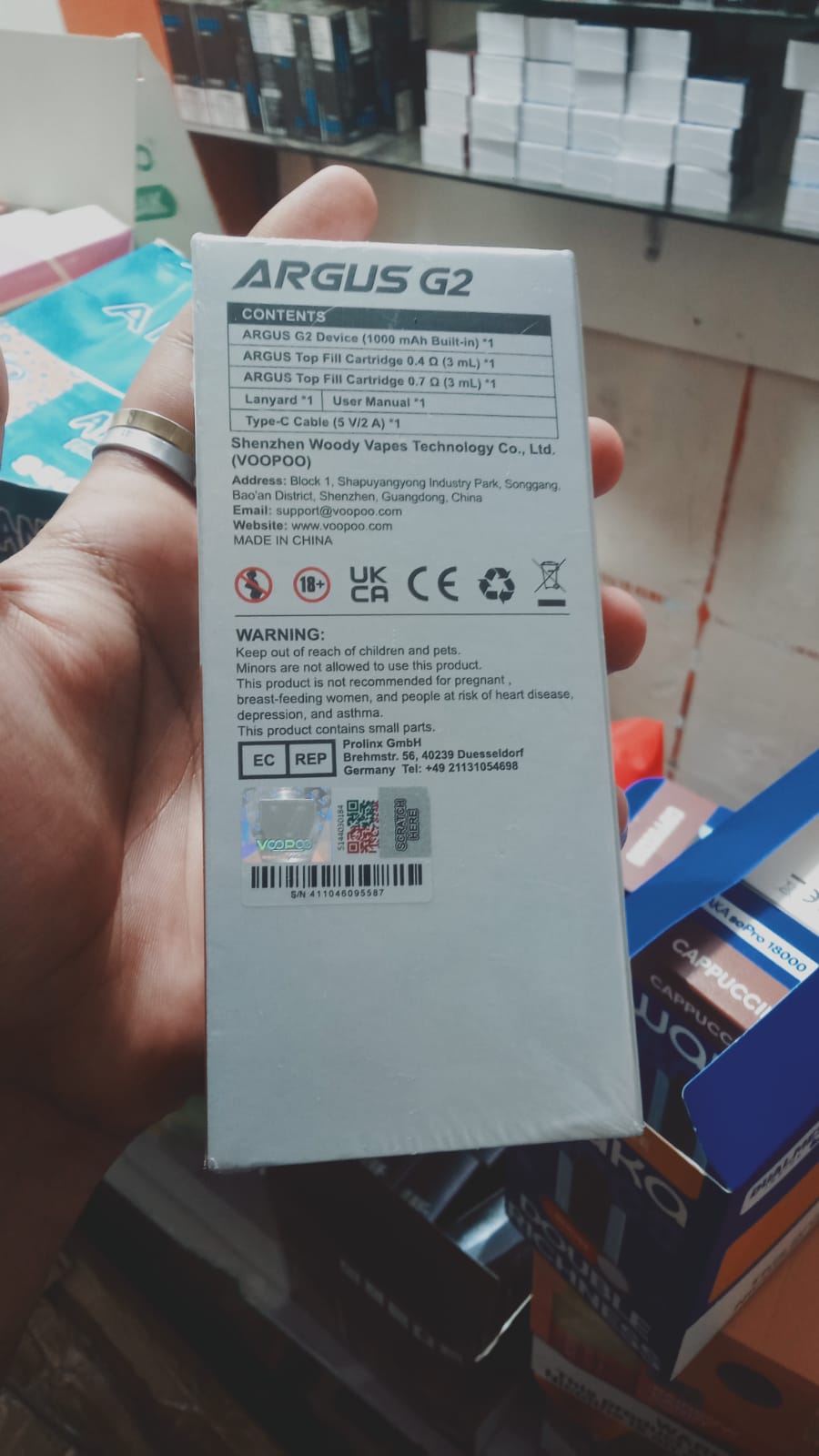 Voopoo Argus G2 Vape Kit | 1000mAh Device. 